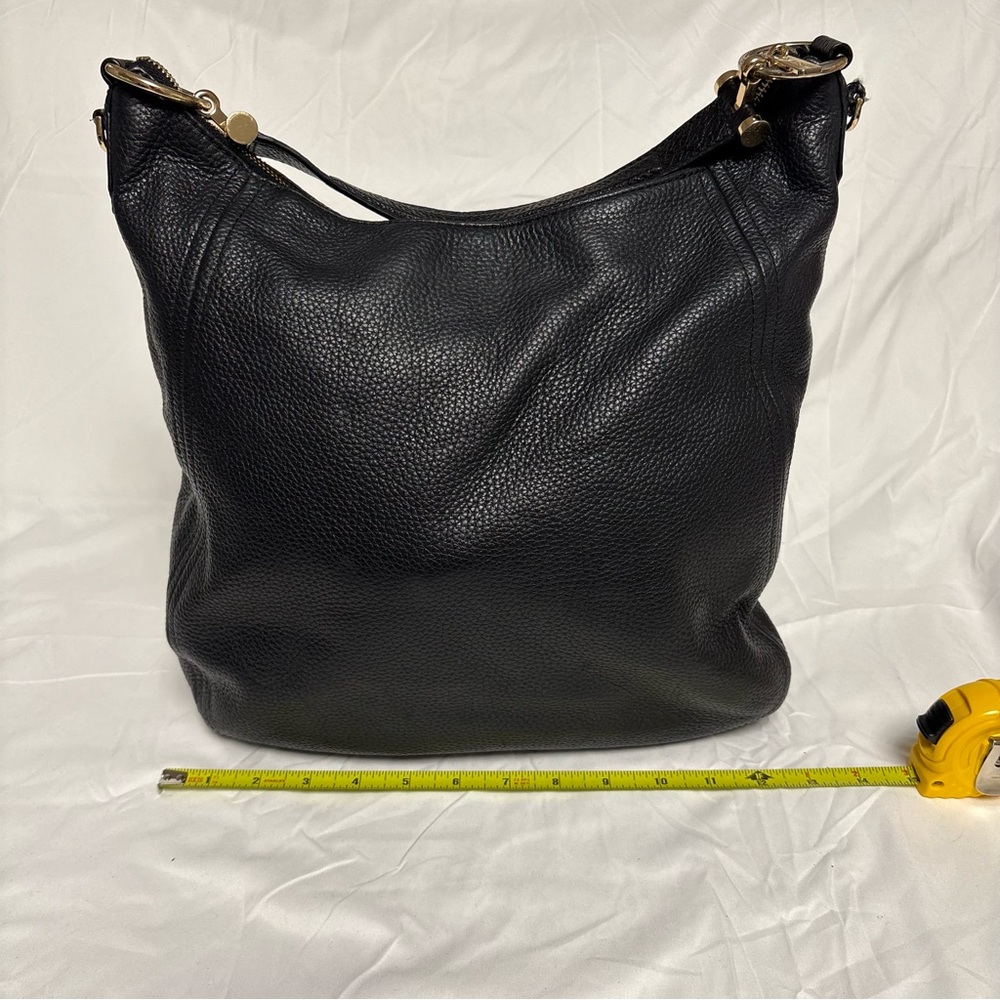 Michael Kors Black Leather Hobo Bag
